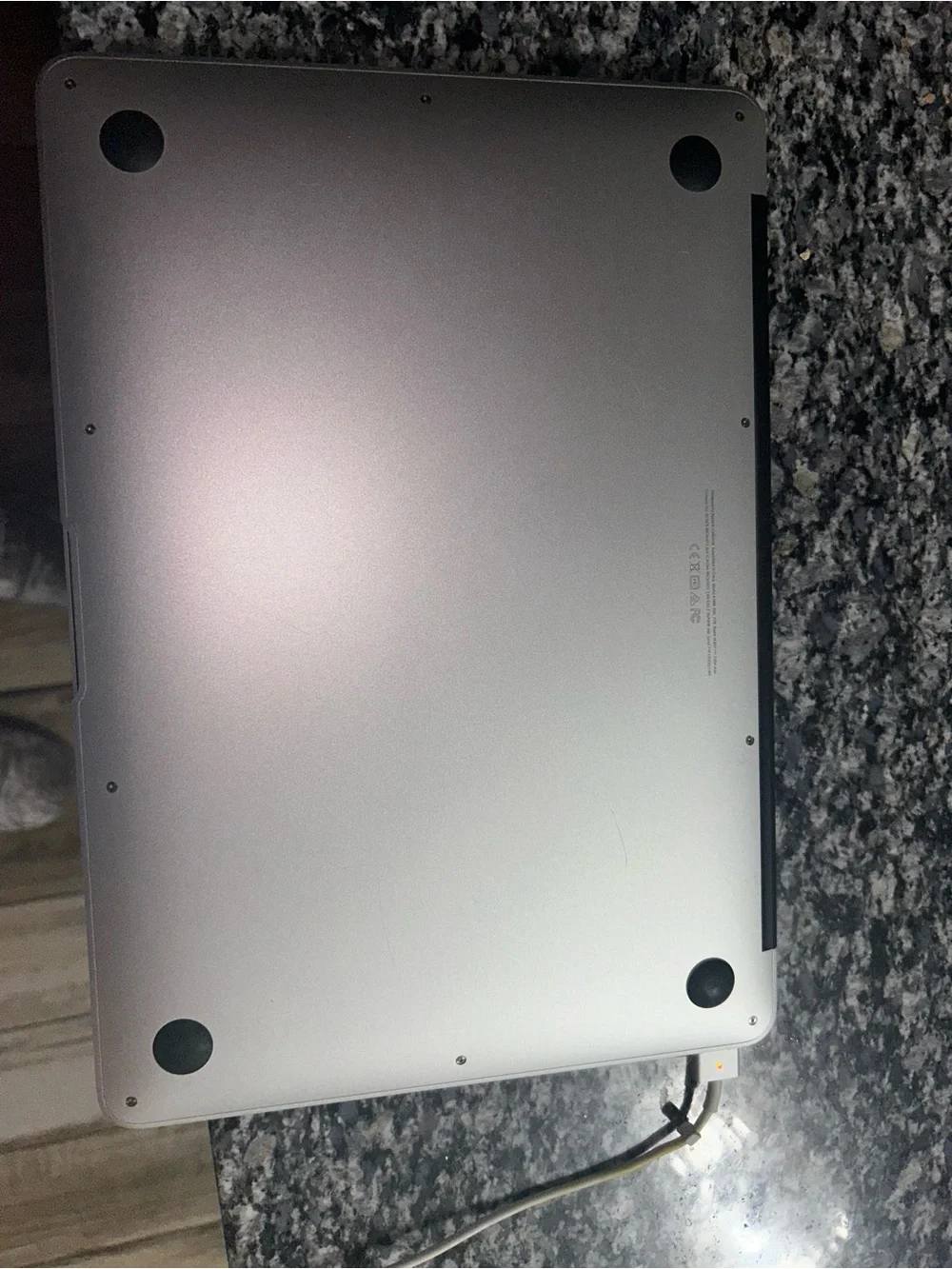 Apple Silver MacBook Air with Black Backlit Keyboard